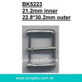Zinc belt buckle with prong for jackets (#BK5223/21.2mm inner)